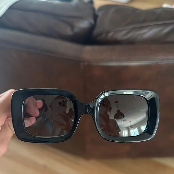 Burberry Black Oversized Sunglasses